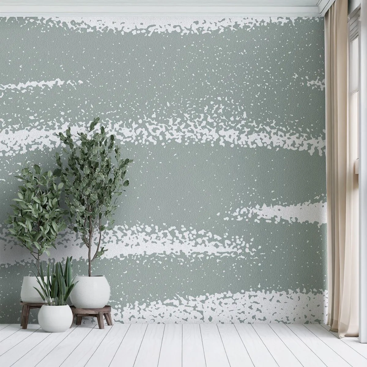 Fotobehang Standard Eco - Abstractie in een winterklimaat - Abstractie, Helder, Minimalisme - 150x105 cm