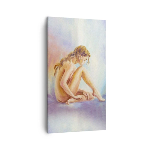 Schilderen op canvas - De daad van de jeugd - 45x80 cm