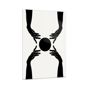 Schilderen op glas - Geheim teken - 80x120 cm