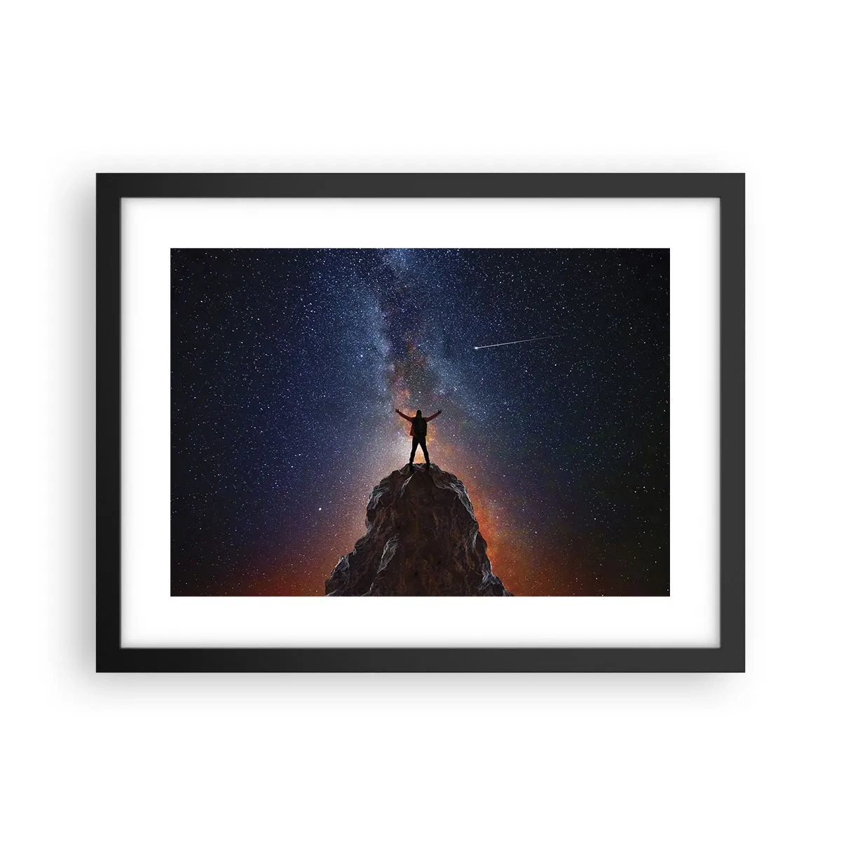 Poster in een zwarte lijst - De Kracht is bij mij! - 40x30 cm