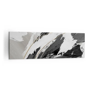 Schilderen op canvas - Abstractie op grote schaal - 160x50 cm