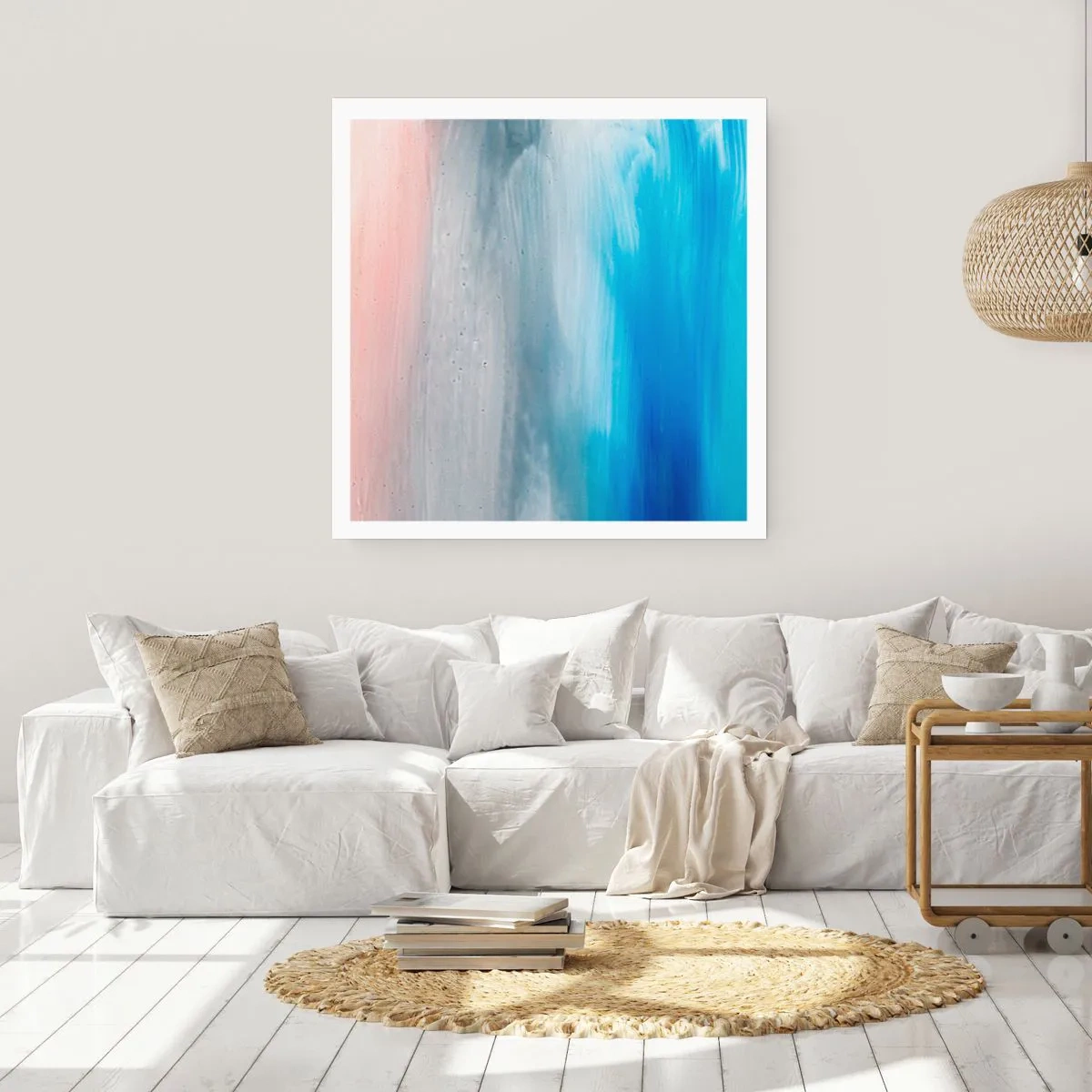 Poster - Elementen: lucht - 50x50 cm
