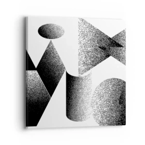 Schilderen op canvas - Hoeken en ovalen - 40x40 cm