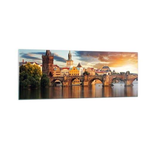 Schilderen op glas - Eeuwenlang mooi - 140x50 cm