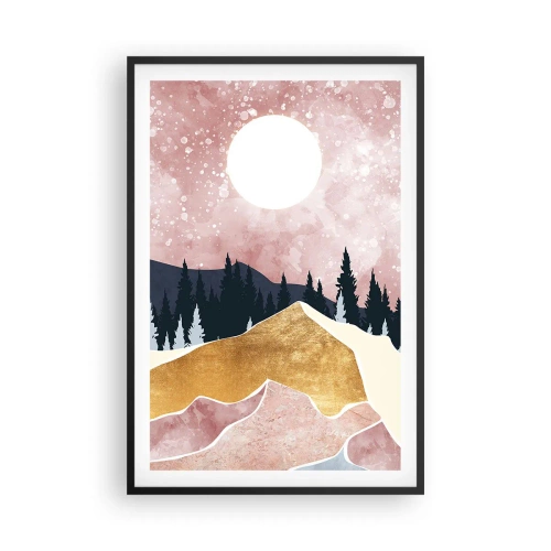 Poster in een zwarte lijst - Nachtwacht - 61x91 cm