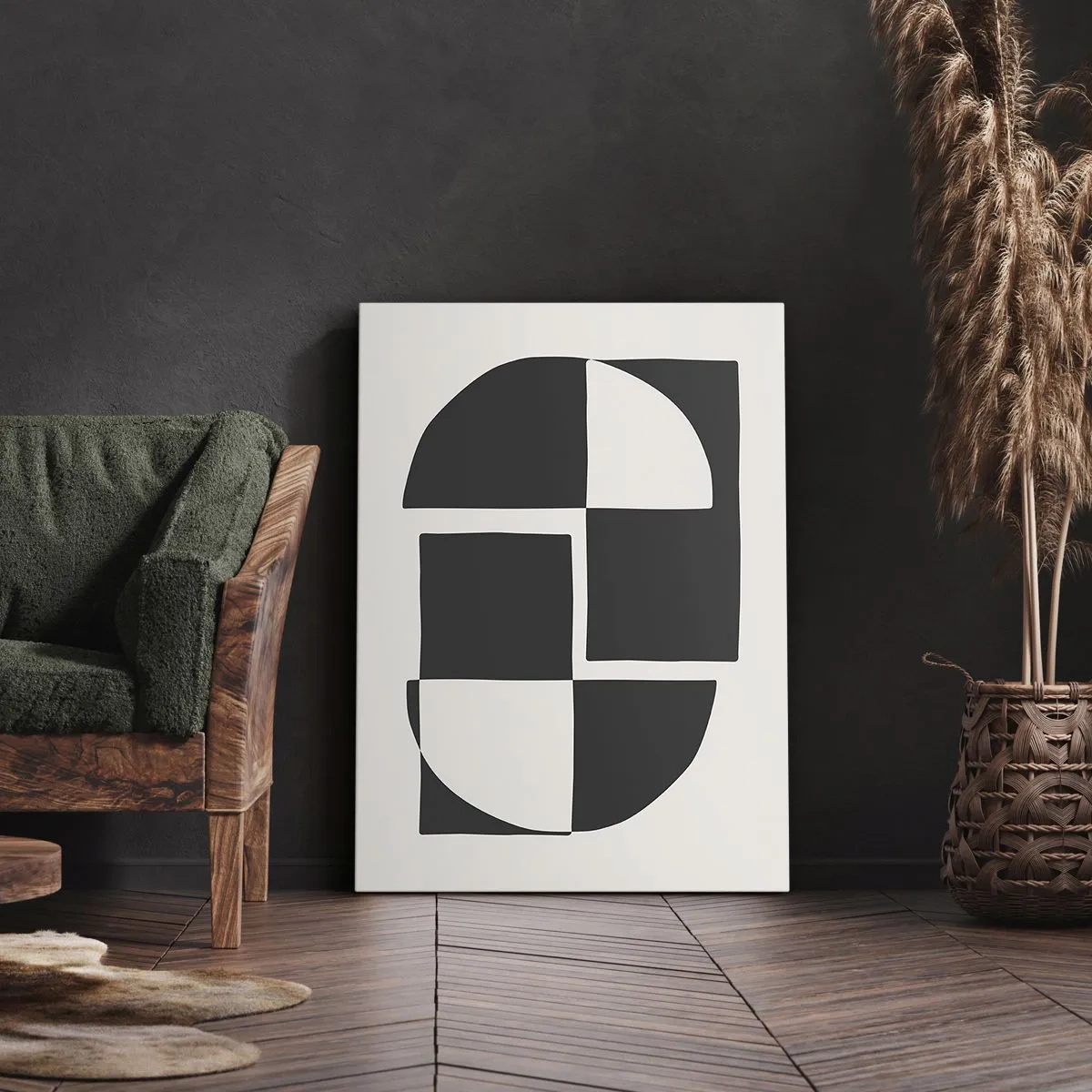 Schilderen op canvas - Antithese - synthese - 50x70 cm
