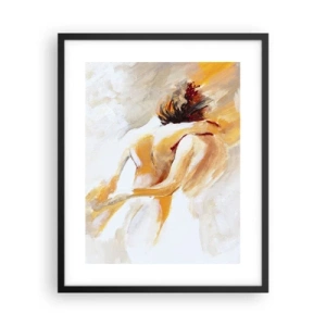 Poster in een zwarte lijst - In de lucht van nabijheid - 40x50 cm