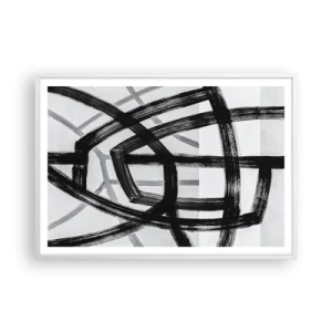 Poster in een witte lijst - Diepte opbouwen - 100x70 cm