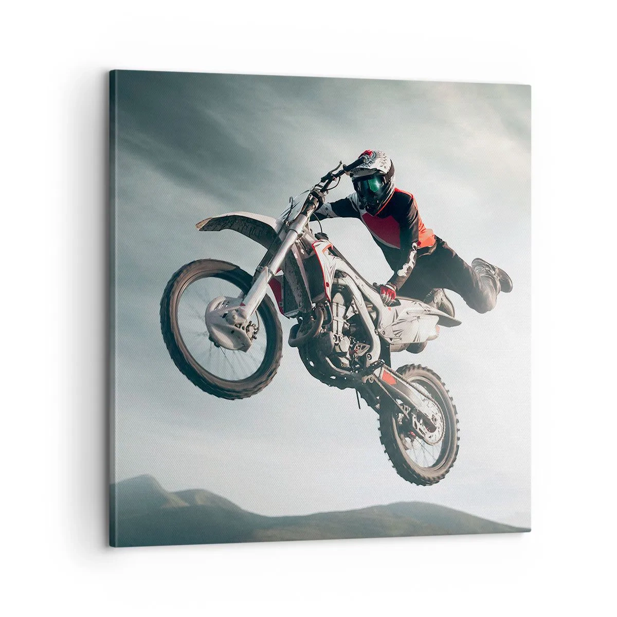 Schilderen op canvas - Er is geen plezier zonder risico - 60x60 cm