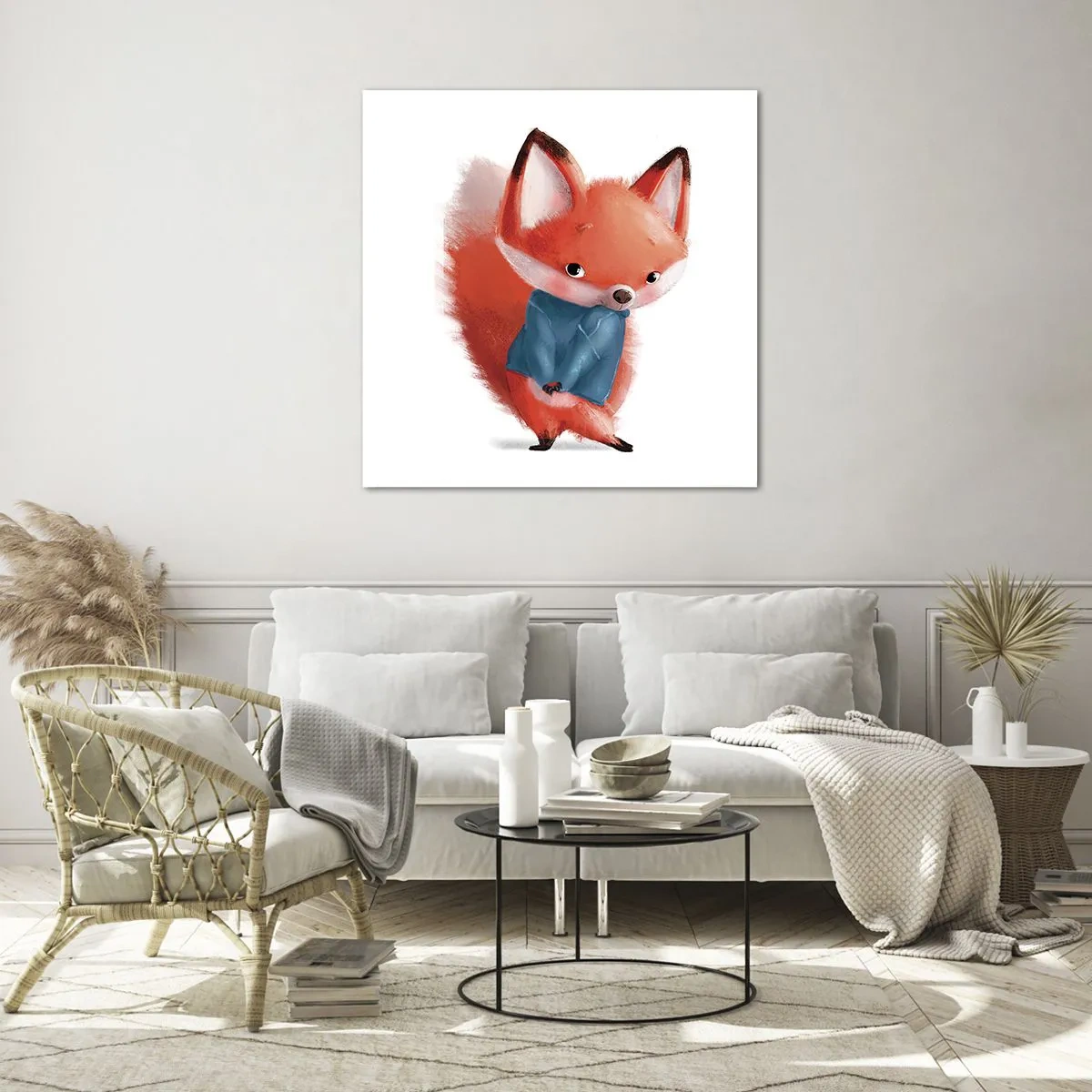 Schilderen op glas - Past het bij me? - 60x60 cm