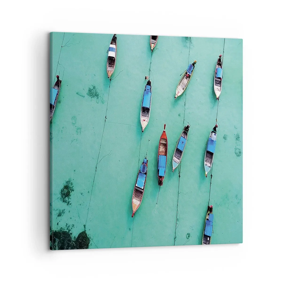 Schilderen op canvas - In blijde verwachting - 50x50 cm