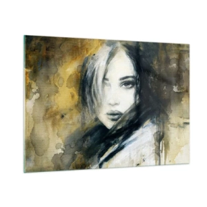 Schilderen op glas - onschuldiger of sensueler? - 100x70 cm