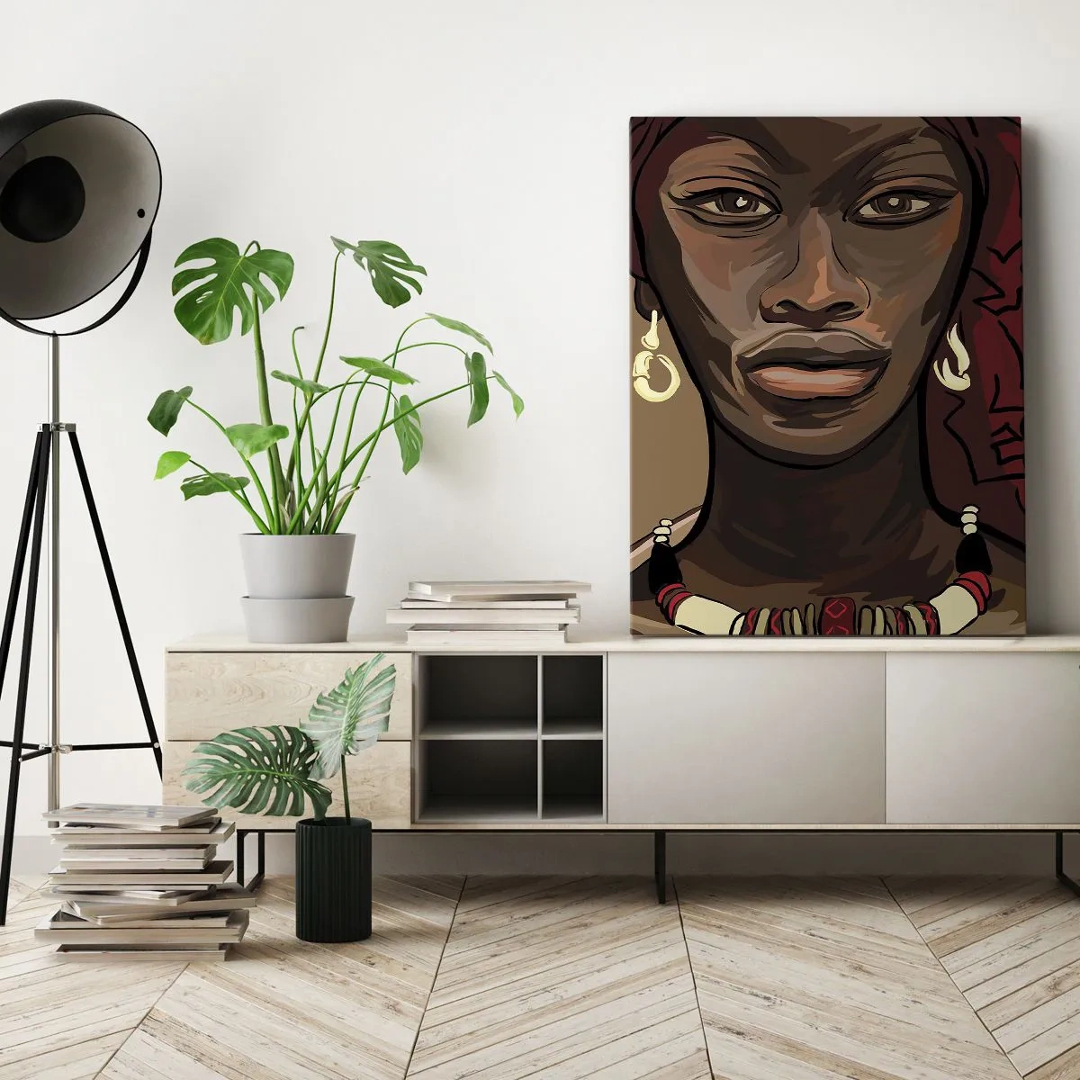 Schilderen op canvas - Ebbenhouten Venus - 50x70 cm