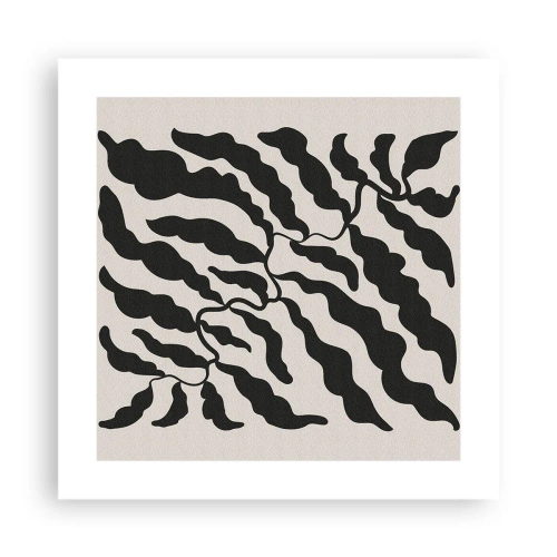 Poster - Natuur van een vierkant - 40x40 cm