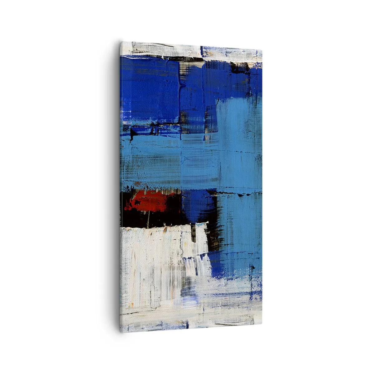 Schilderen op canvas - Het geheim van blauw - 55x100 cm