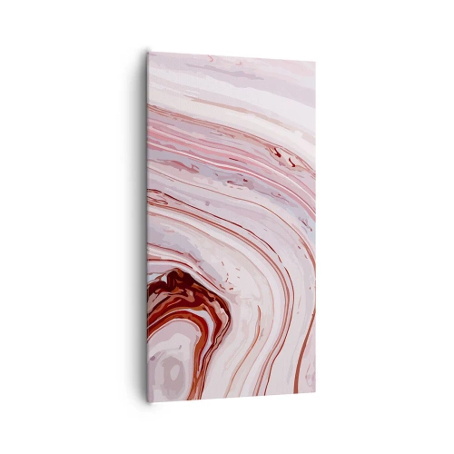 Schilderen op canvas - Rechtdoor, dan rechts naar beneden - 65x120 cm