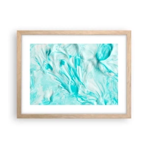 Een poster in een licht eiken lijst - Voor altijd samen - 40x30 cm