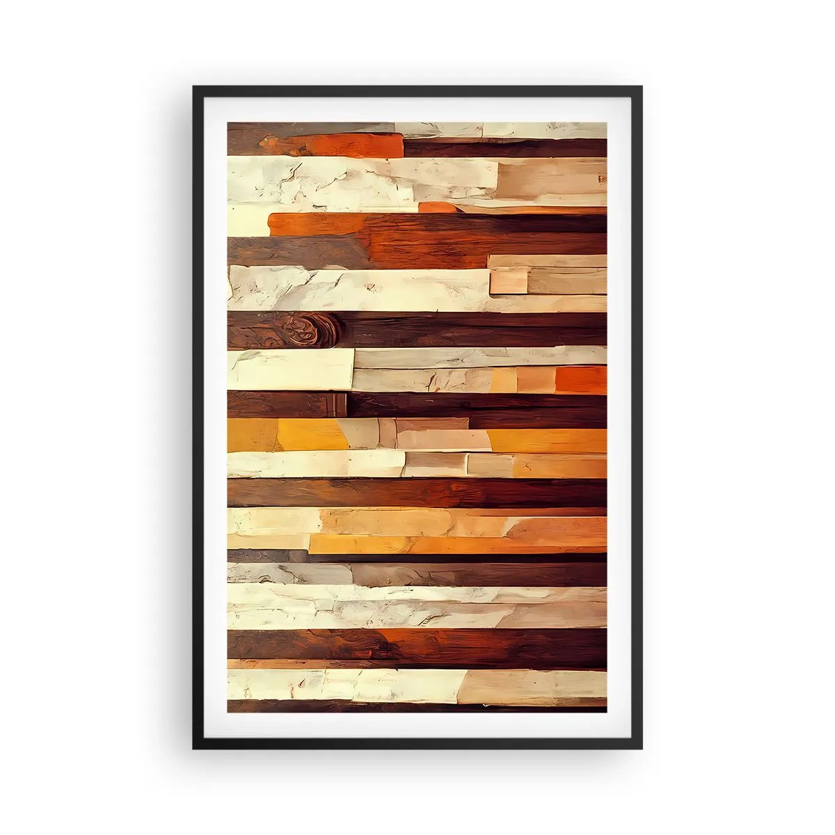 Poster in een zwarte lijst - Anthem van de bosbomen - 61x91 cm
