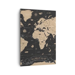 Schilderen op canvas - De grenzen van mijn wereld - 70x100 cm