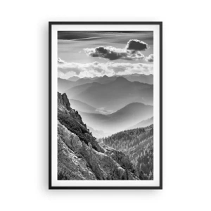 Poster in een zwarte lijst - Tot aan de horizon - 61x91 cm