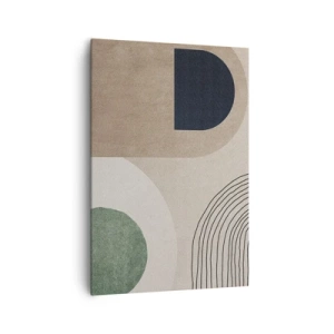 Schilderen op canvas - De zachtheid van het ovaal - 70x100 cm