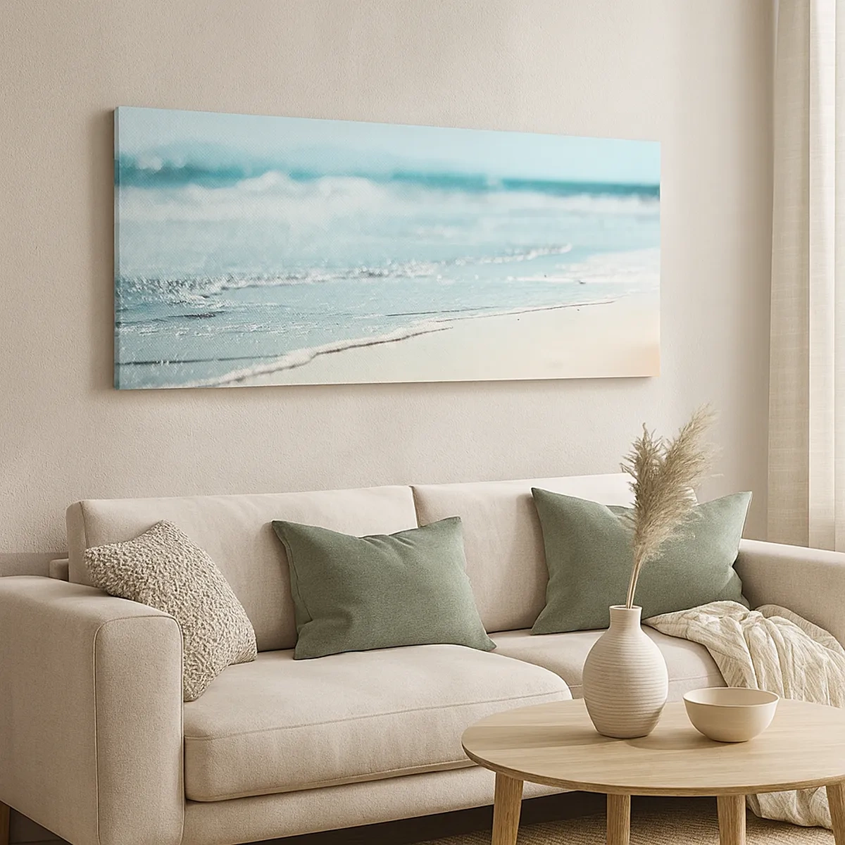 Schilderen op canvas - Warmte en geluid - 30x30 cm