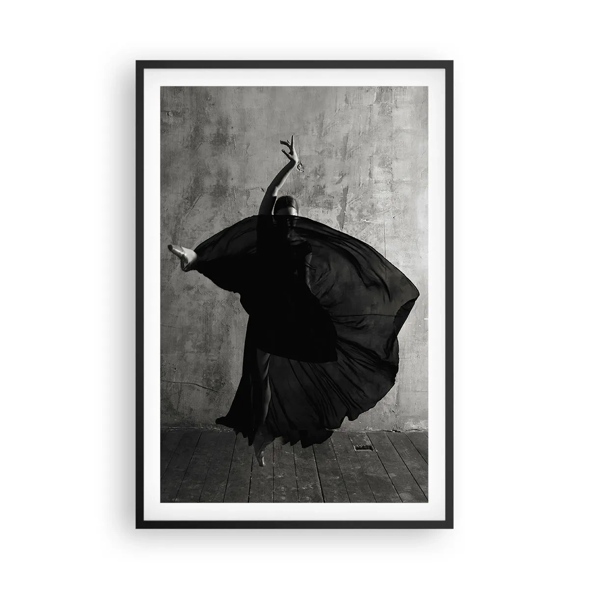 Poster in een zwarte lijst - Gepassioneerde riem - 61x91 cm