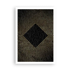 Poster - Geometrie in glamoureuze stijl - 70x100 cm
