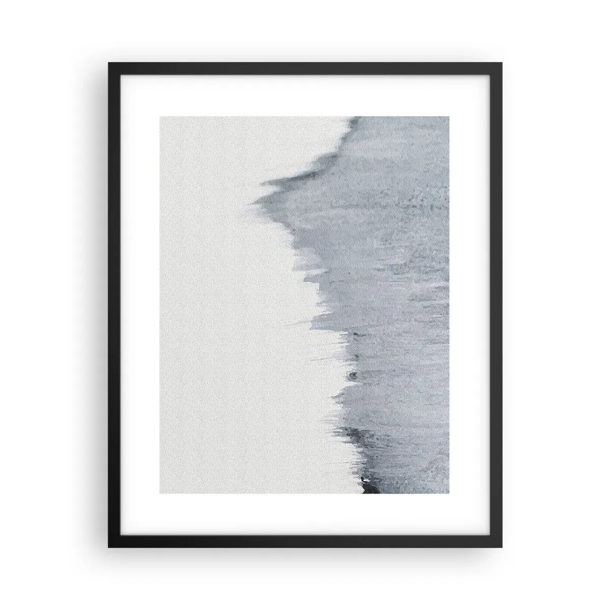 Poster in een zwarte lijst - Mysterieuze tekst - 40x50 cm