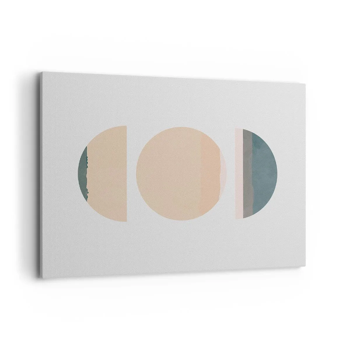 Schilderen op canvas - Een Wiel achter een andere - 100x70 cm