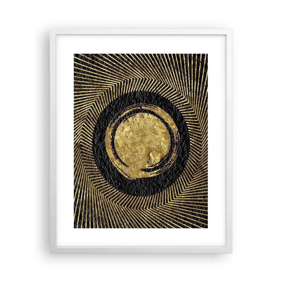 Poster in een witte lijst - Glamour-compositie - 40x50 cm