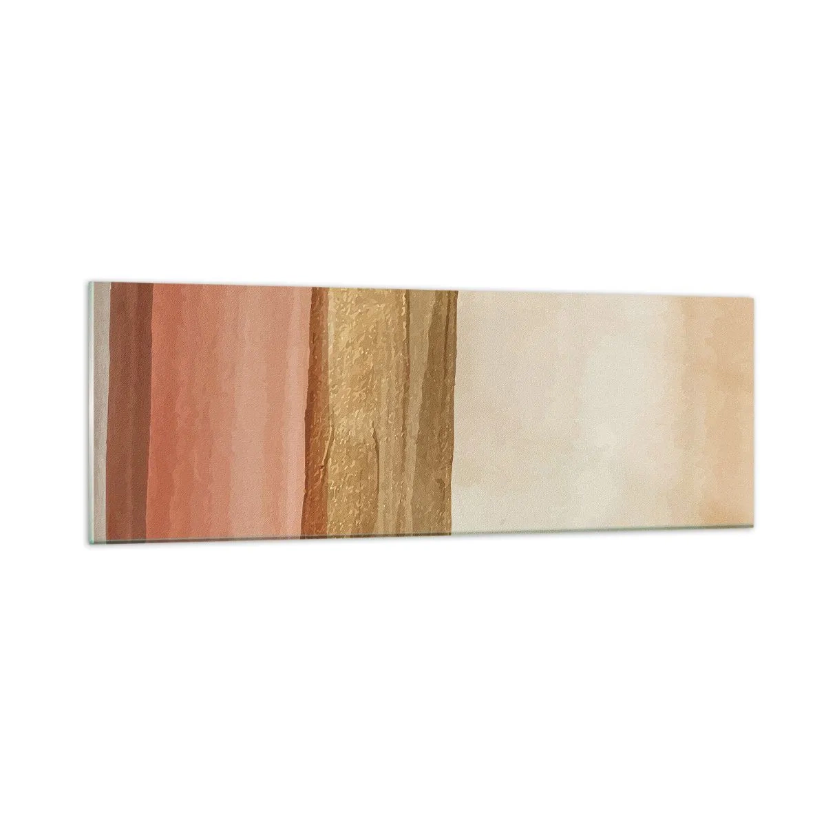 Schilderen op glas - Verticale compositie - 90x30 cm