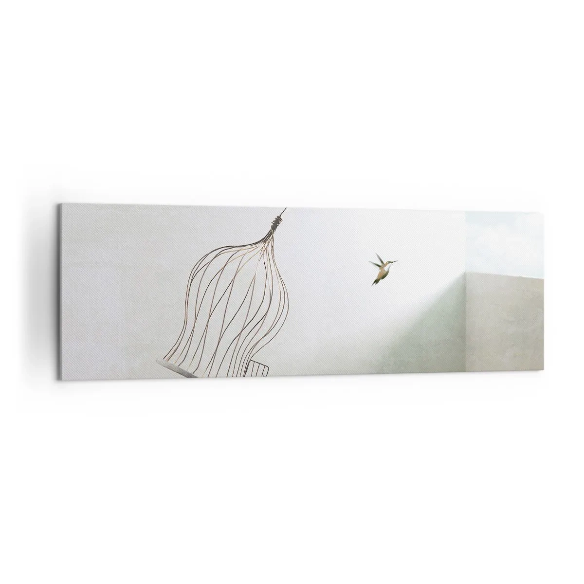 Schilderen op canvas - In je element - 160x50 cm