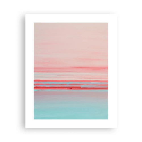 Poster - Abstractie bij dageraad - 40x50 cm