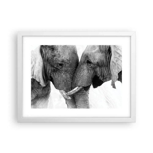 Poster in een witte lijst - Oprechte bekentenis - 40x30 cm