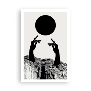 Poster - Surrealistische compositie: de zon en de rest - 61x91 cm