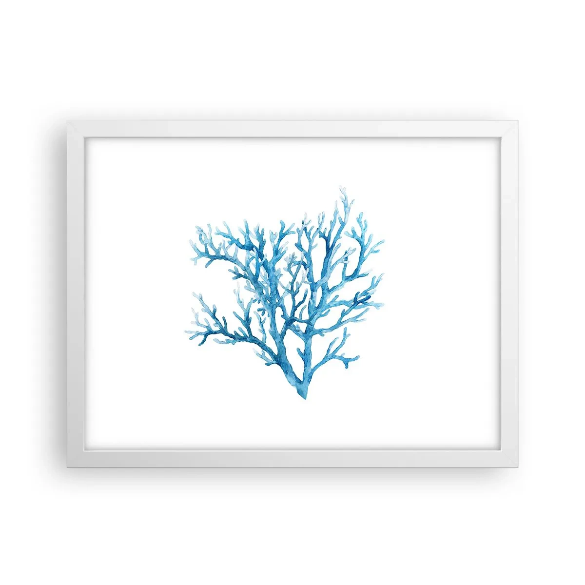 Poster in een witte lijst - Nautische filigraan - 40x30 cm