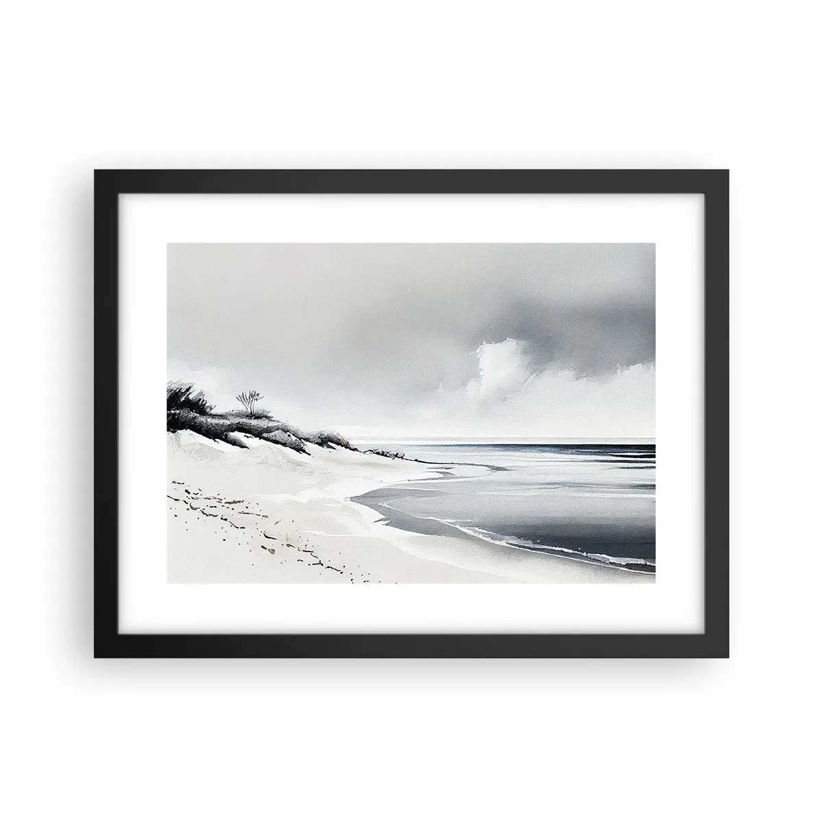 Poster in een zwarte lijst - Voor altijd samen - 40x30 cm