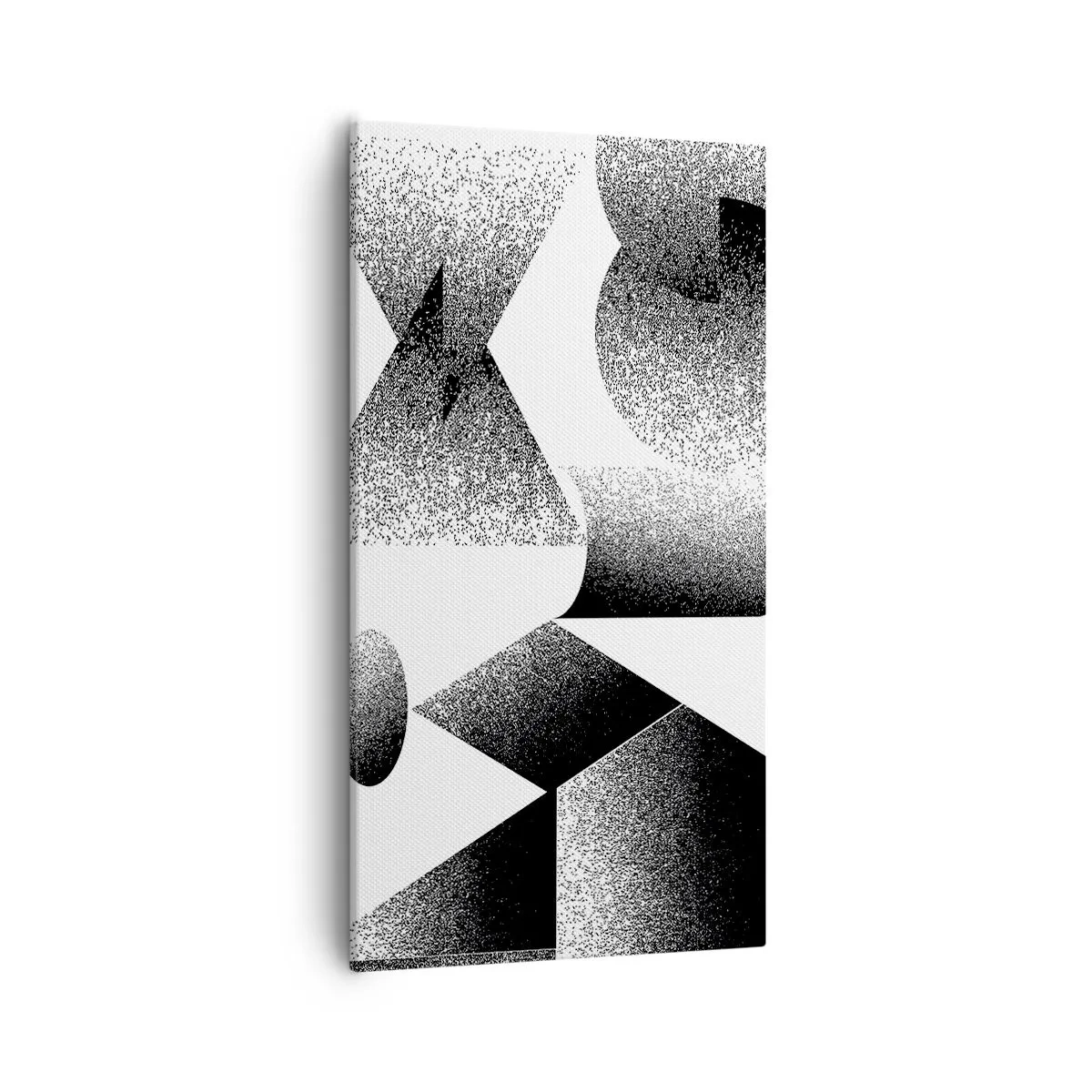 Schilderen op canvas - Hoeken en ovalen - 55x100 cm