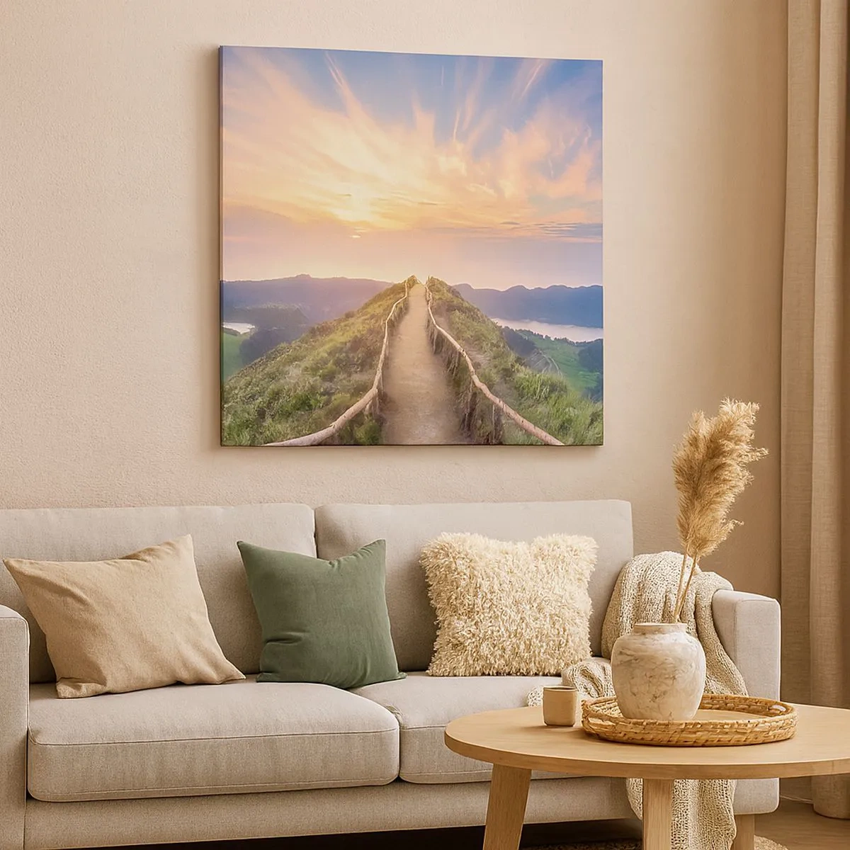 Schilderen op canvas - Dicht bij de hemel - 30x30 cm