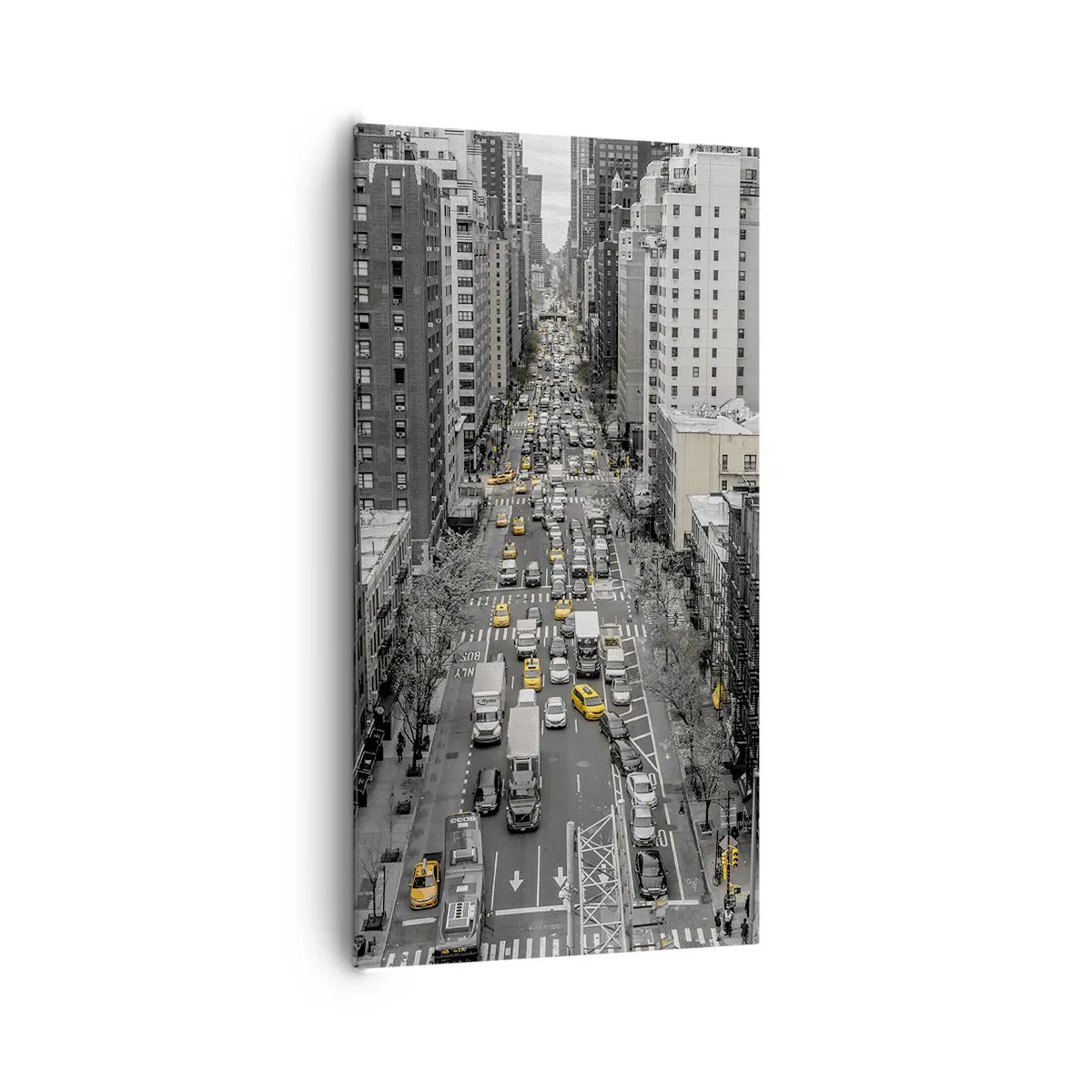 Schilderen op canvas - New Yorks leven - 65x120 cm