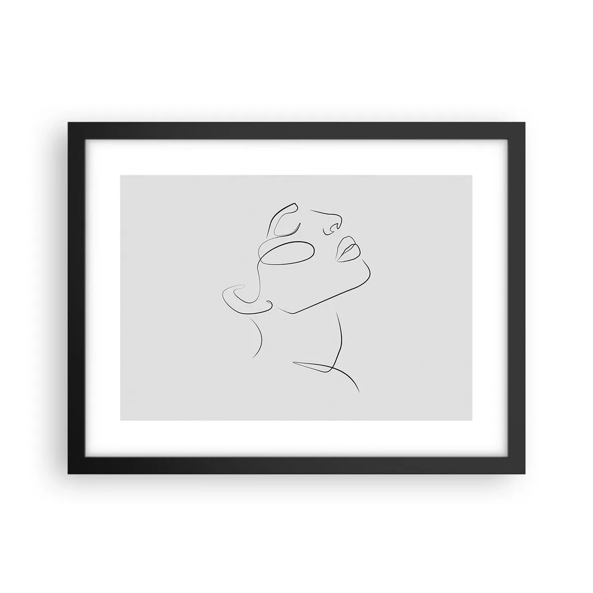 Poster in een zwarte lijst - De wendingen van dromen - 40x30 cm