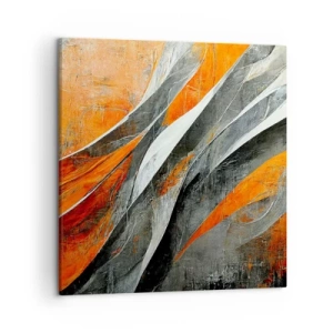 Schilderen op canvas - Hitte en koude - 50x50 cm