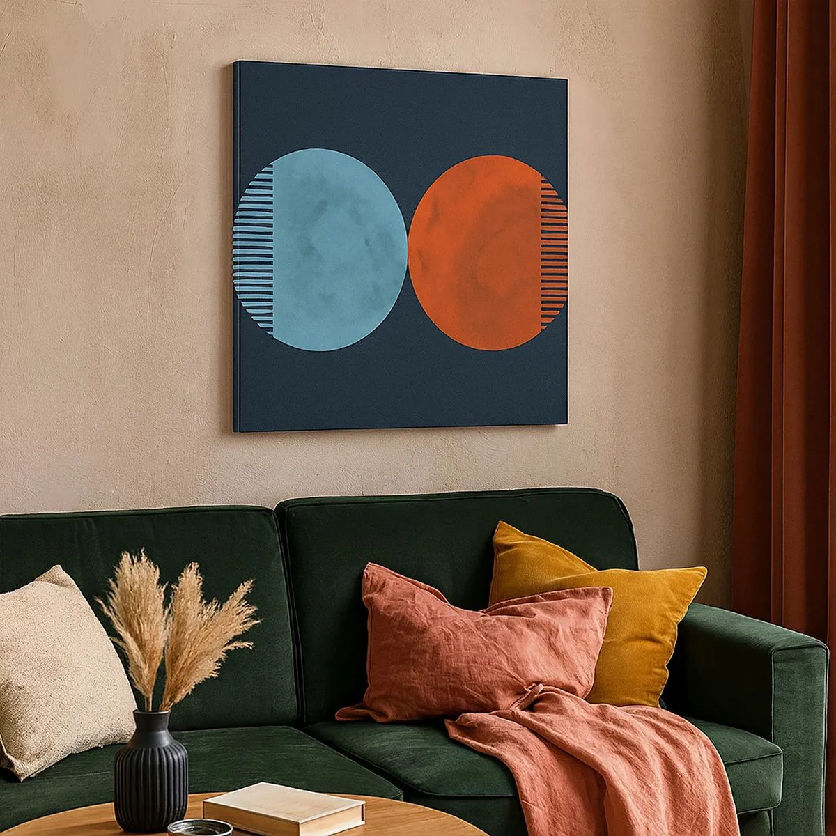 Schilderen op canvas - Alleen geometrie? - 30x30 cm