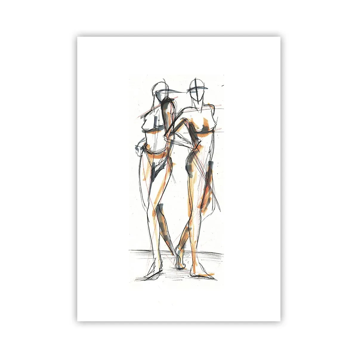 Poster - Een studie van genade - 50x70 cm