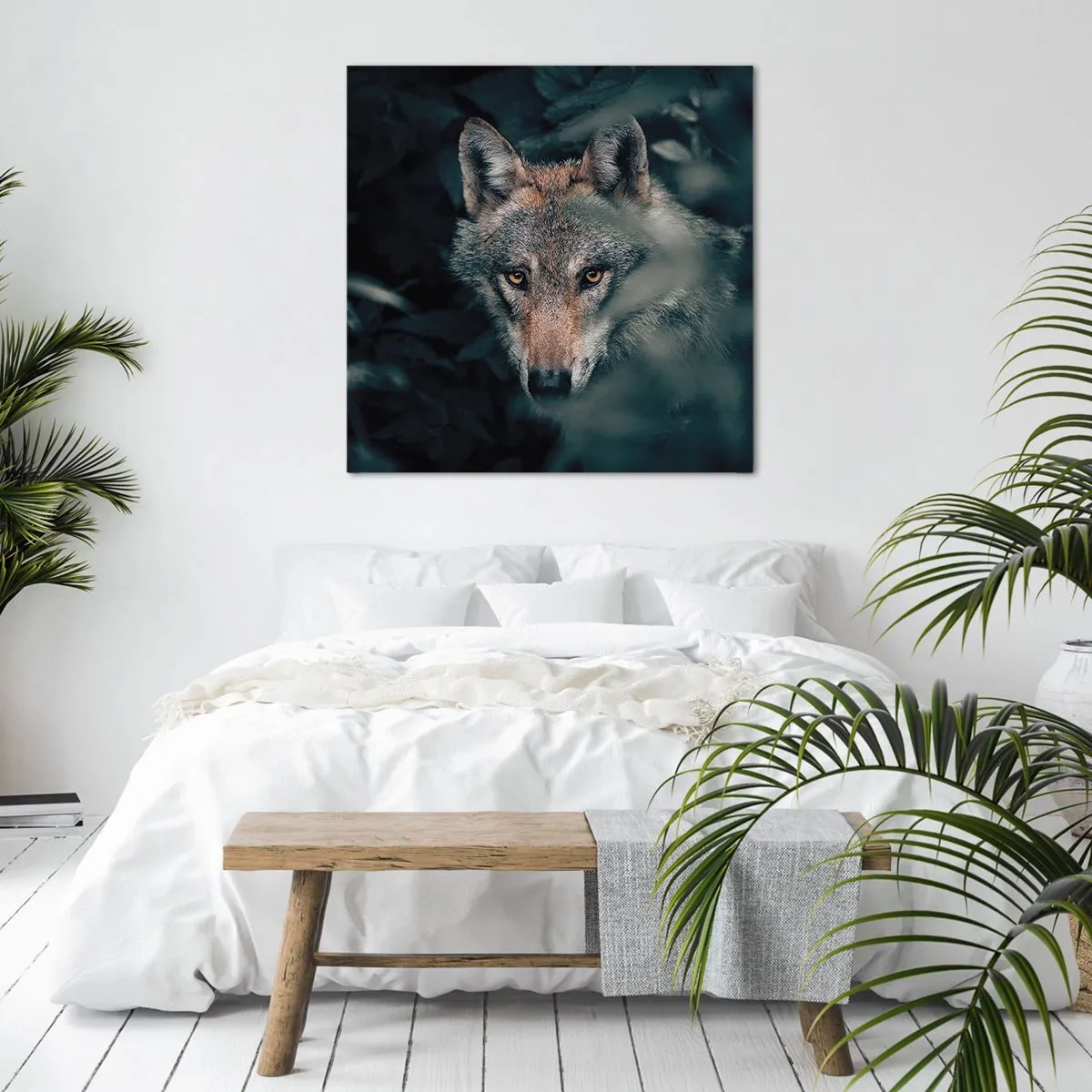 Schilderen op canvas - Jager - 50x50 cm