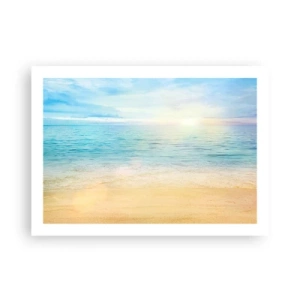 Poster - Groot blauw - 70x50 cm