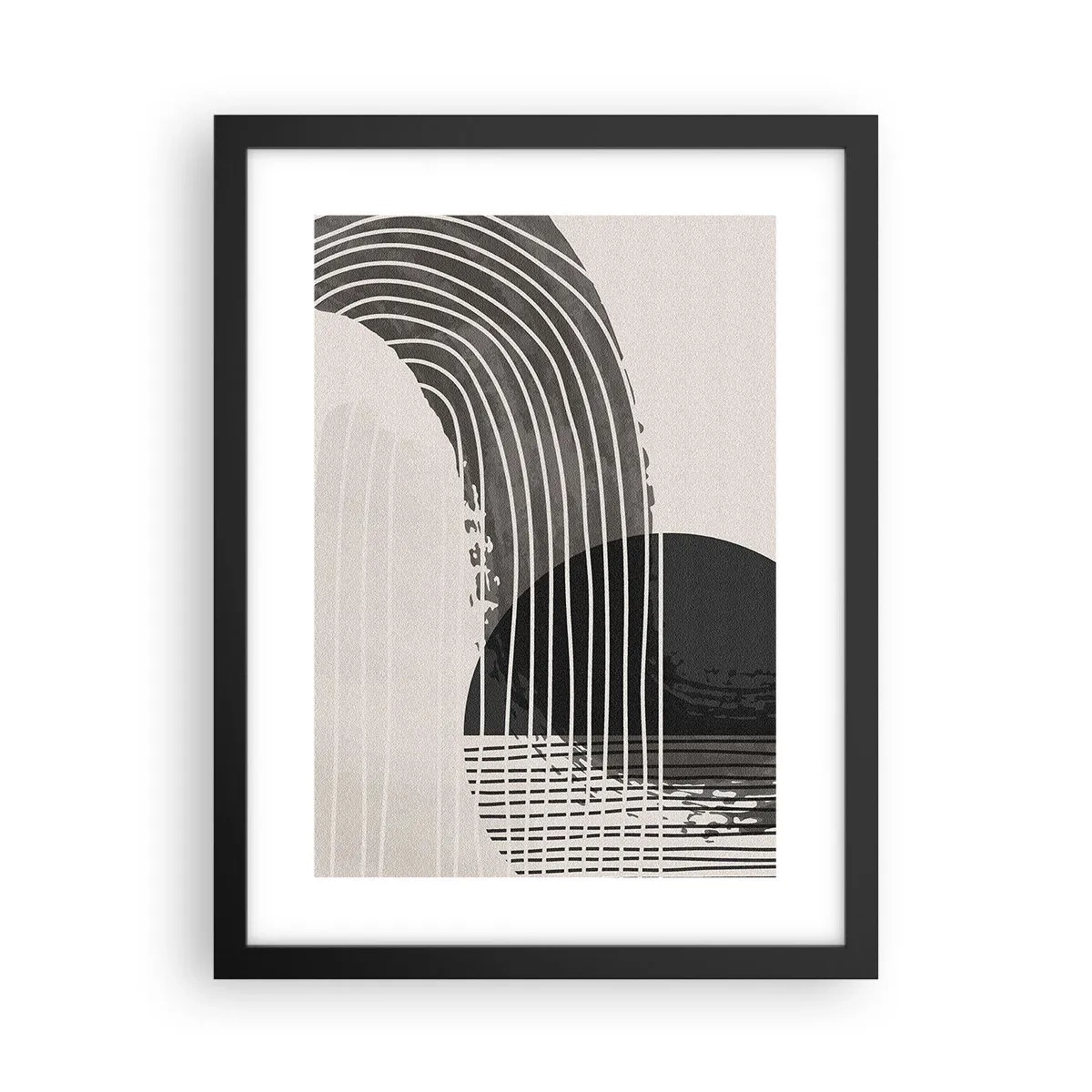 Poster in een zwarte lijst - Daar en terug - 30x40 cm