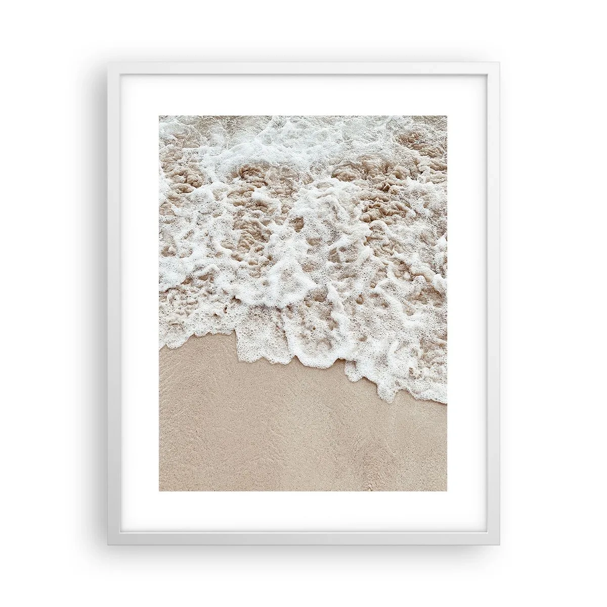 Poster in een witte lijst - Ben zo terug - 40x50 cm