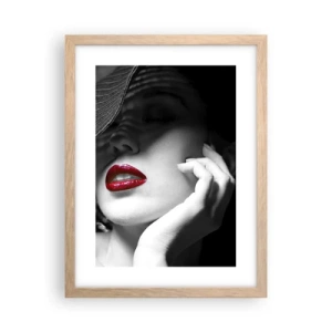 Een poster in een licht eiken lijst - Een studie in scharlaken - 30x40 cm